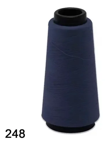 Linha de Costura Reta Kron Cone 120 Cor Azul Marinho