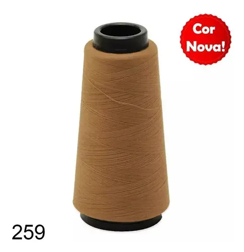 Linha de Costura Reta Kron Cone 120 Cor Ocre