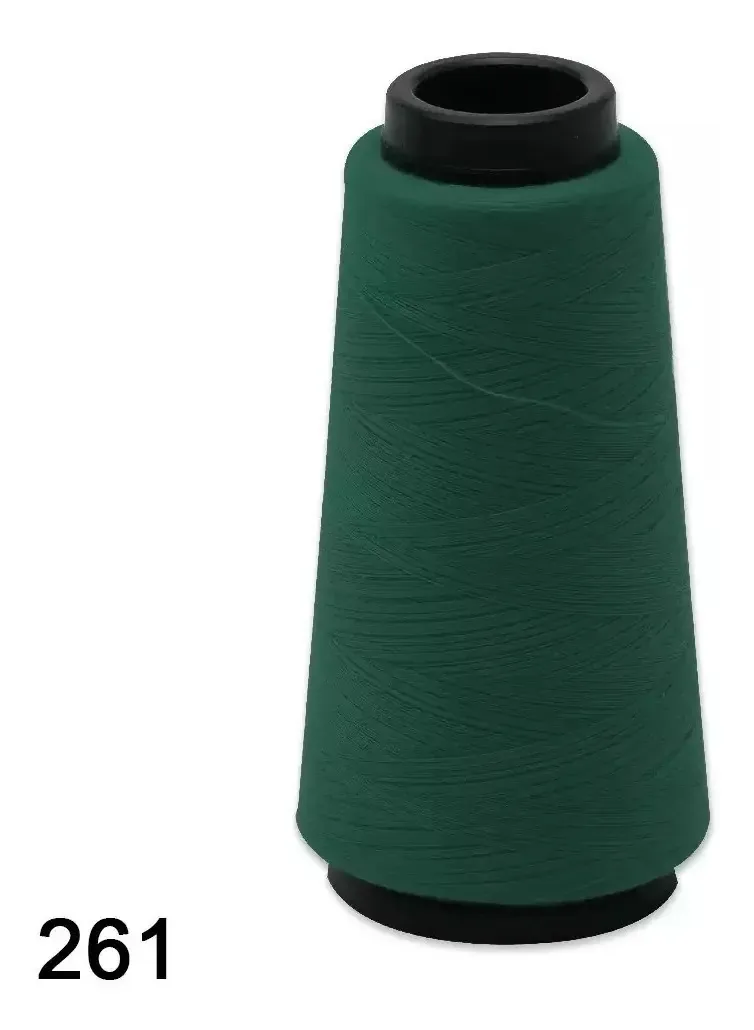 Linha Para Costura Reta Kron 120-1500mts Máquina De Costura Cor 261- Floresta
