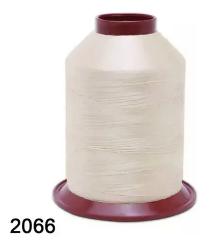 Linha Bordado Ricamare 4000m Cor Creme Para Máquina Brother Janome