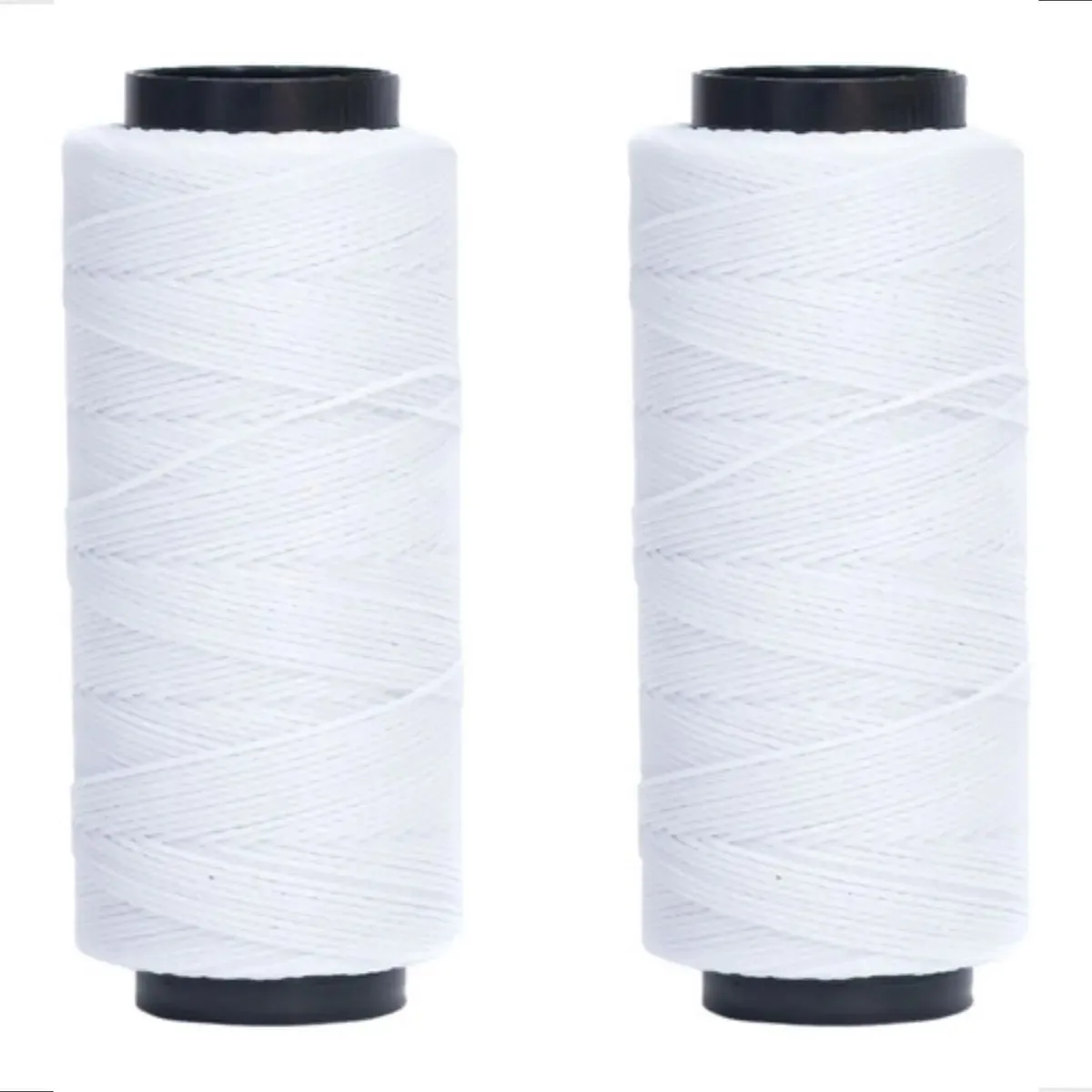Fio Encerado Cifa 1mm 100% Poliéster Costura e Macramê Kit 2 Branco