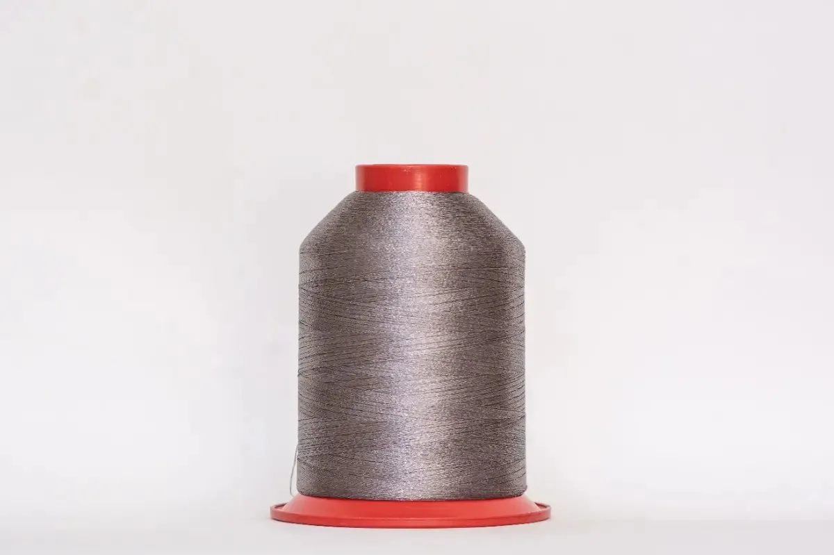 Linha Bordado Ricamare 4000m Cone Poliéster Preto Brilhante Costura Máquina