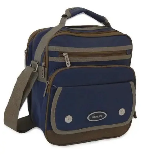 Bolsa Carteiro, Tiracolo Denlex Azul - 8092