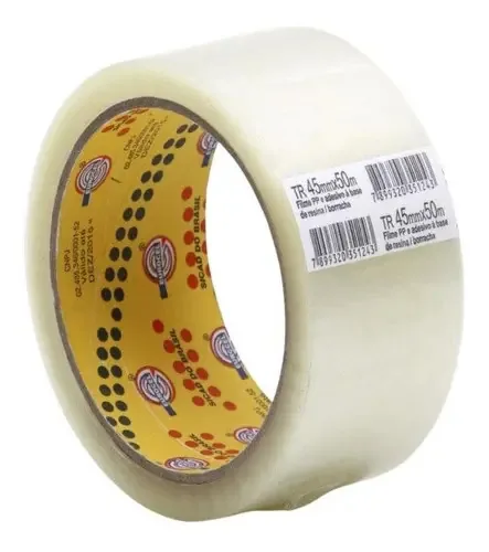 Fita Pp 45mmx40m Transparente Eurocel Com 32 Rolos