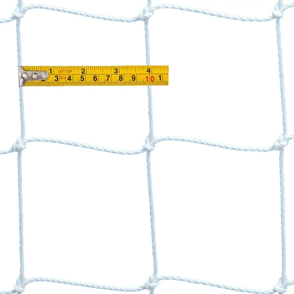 Rede Proteção Malha 10cmx10cm Campo Quadra 30 X 3,0 Branco