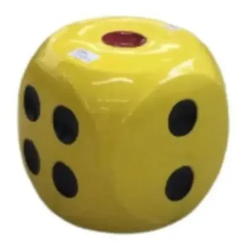 Puff Cerâmico Banqueta Decorativo Amarelo