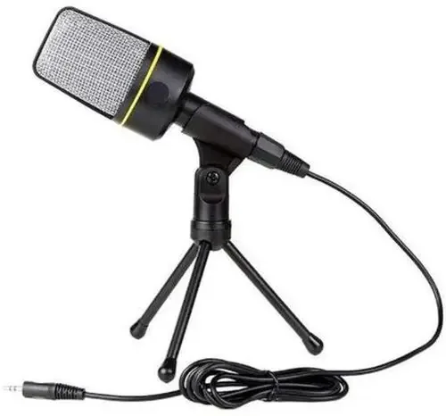 Microfone Condensador Gamer Andowl para Youtuber e Estúdio