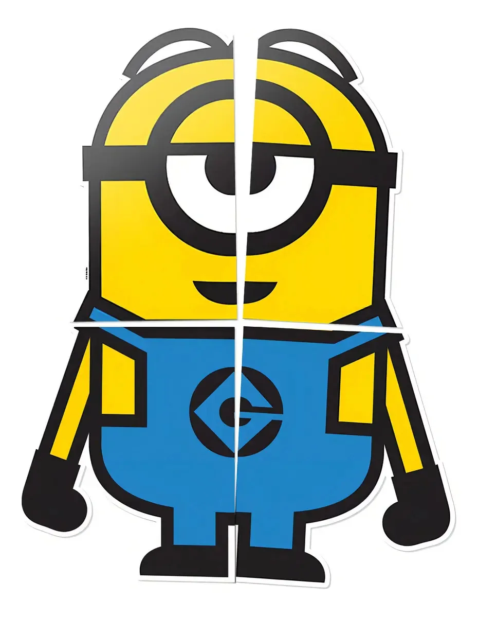 Painel 4 Laminas Minions