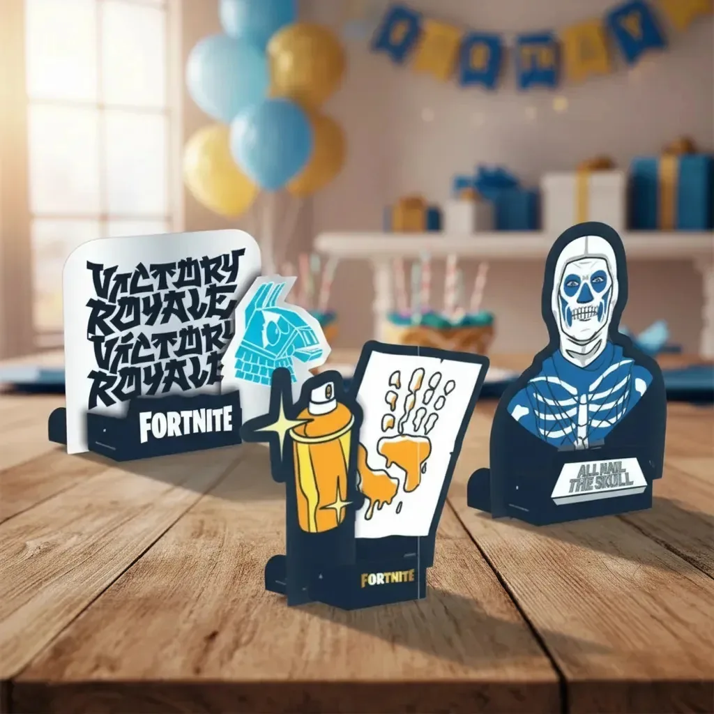 Decoração Fortnite 108791 3 Pc Festcolor