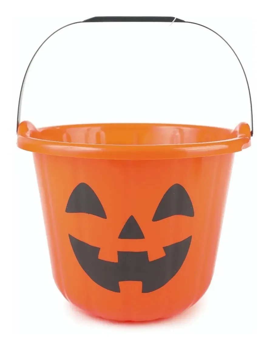 Baldinho Happy Halloween Rosto De Abobora 29003721 Cromus