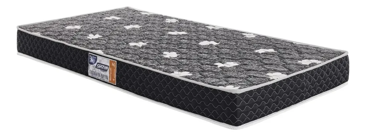 Colchão Solteiro D33 88x15x188 Gazin Preto