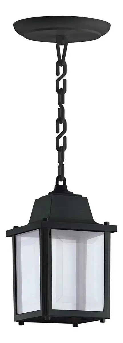 Kit 16 Pendente Colonial Preto Teto Externo Sacada Beirado