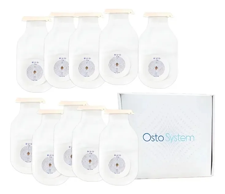Bolsa De Colostomia Recortável Aberta Osto System Colostomia Diâmetro Máx. Da Abertura 6cm