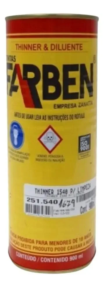 Thinner Pu 900ml Farben 8000