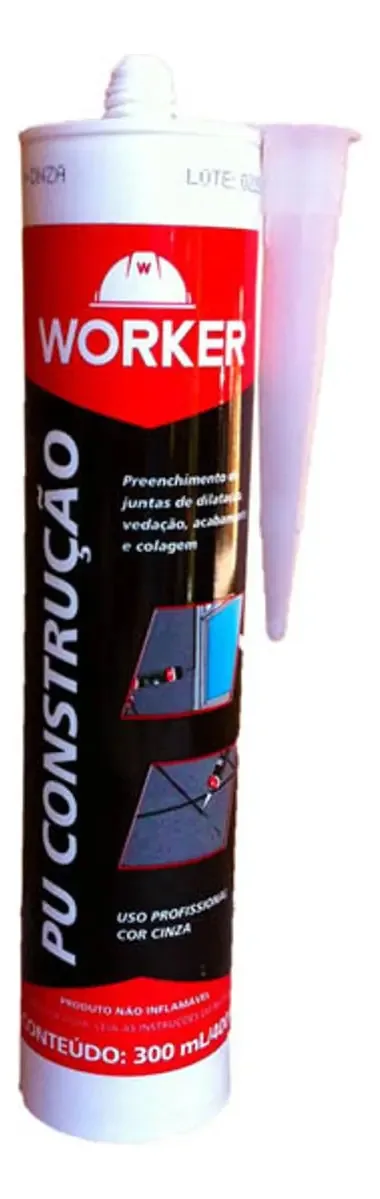 Adesivo Poliuretano Construcao 400g Cinz