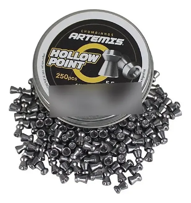 Chumbinho Profissional Artemis Hollow Point 5,5 Destruição