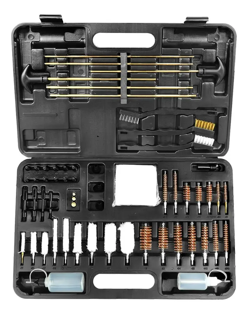 Kit Limpeza FXR Fixxar 58 Peças Armas Curtas Longas Estojo