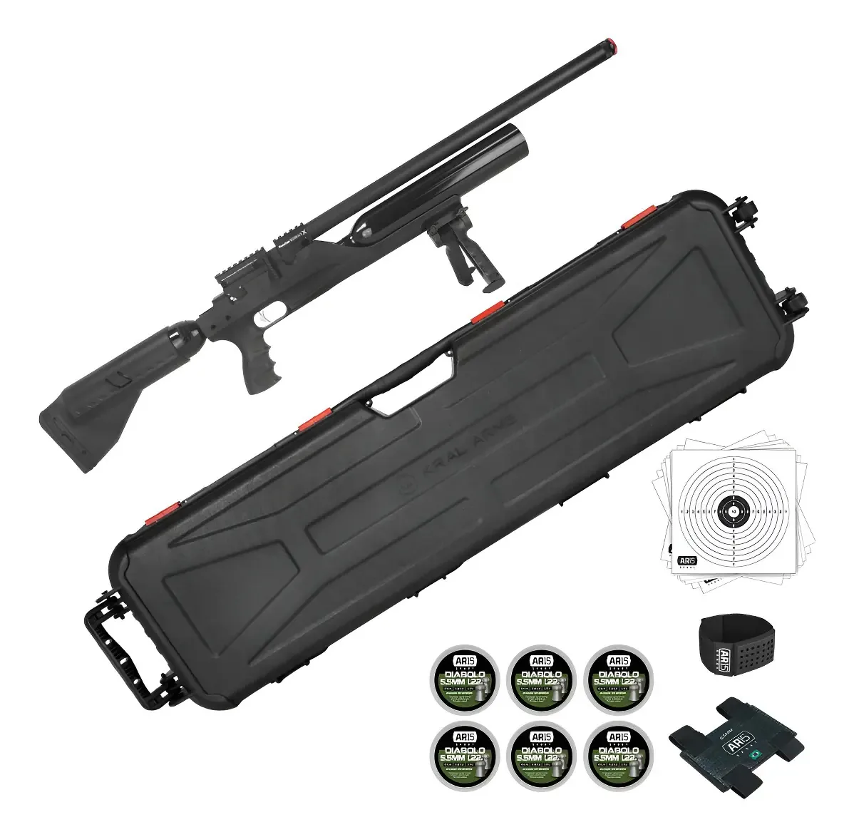 Espingarda Pressão 5.5mm Pcp Puncher Bigmax Chumbinho 600un