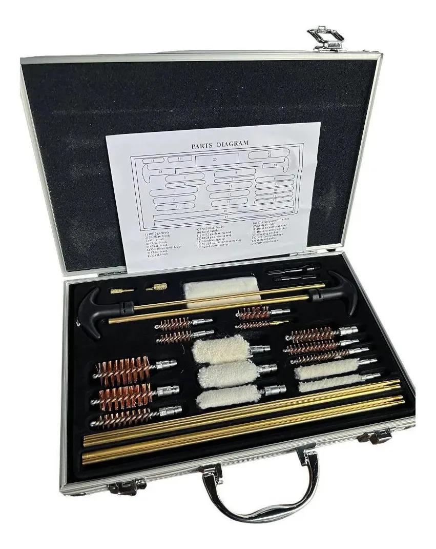 Maleta Limpeza Carabina Kit Universal 27 Peças Fxr