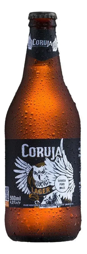 Cerveja Coruja Lager 500ml