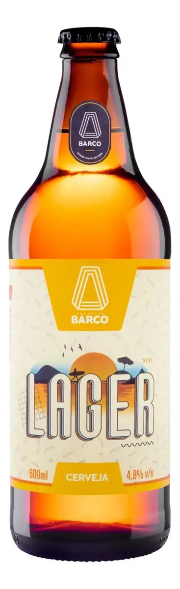 Cerveja Lager Barco Garrafa 600ml