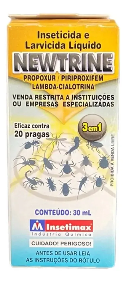 Newtrine 30ml Formiga Barata Pulga Carrapato Acaro Mosquito