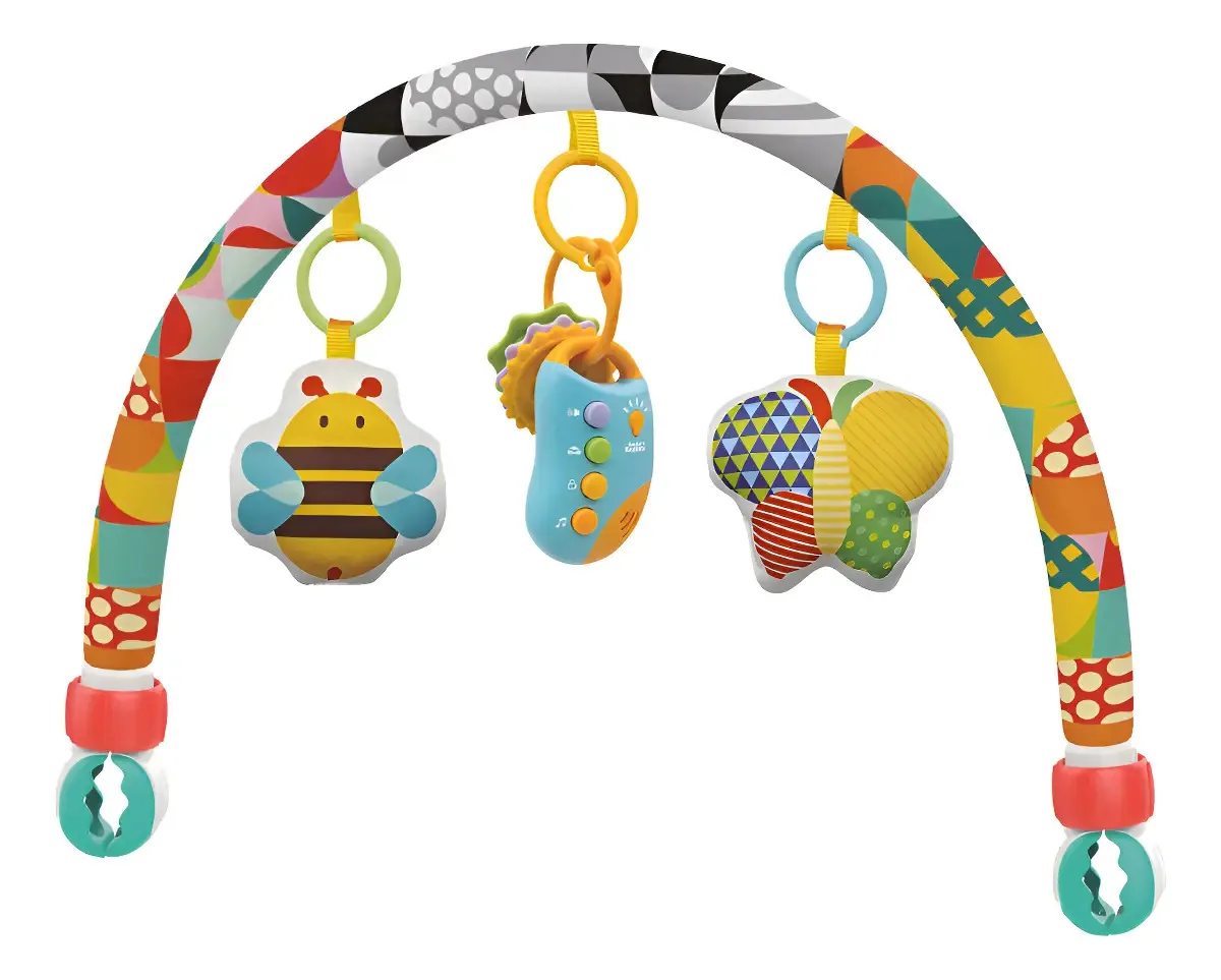 Móbile Arco Musical Bebê Carrinho Berço Let's Play Maxi Baby