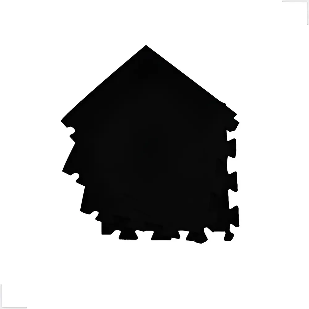 Tapete Eva 50x50cm Preto Evamax Kit 4 Placas Infantil