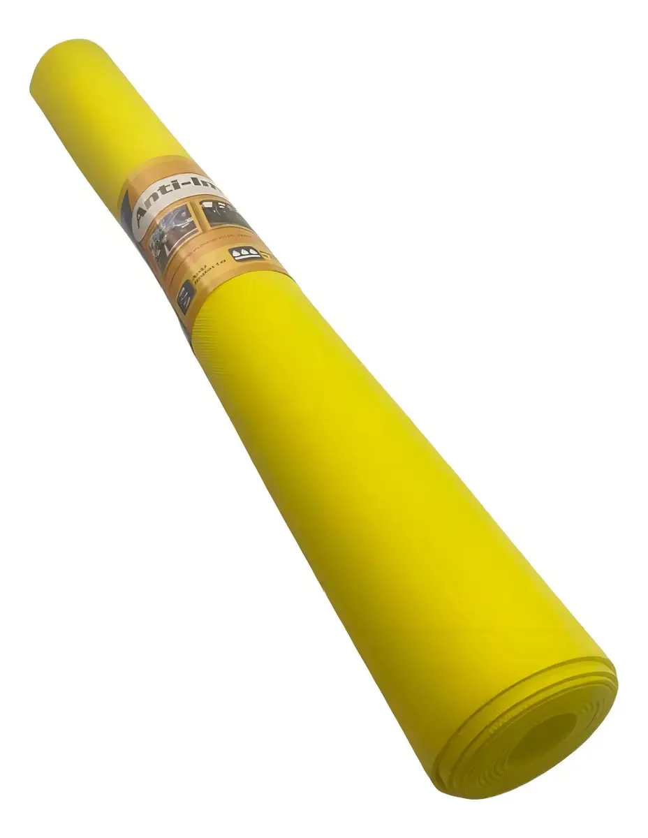 Tapete Anti Impacto EVA 240x120cm 3mm Amarelo Protetor Acústico