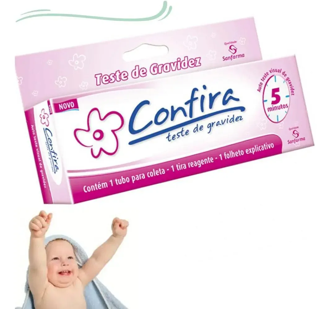 Kit 3 Testes Rápido De Gravidez Teste Gravidez Já
