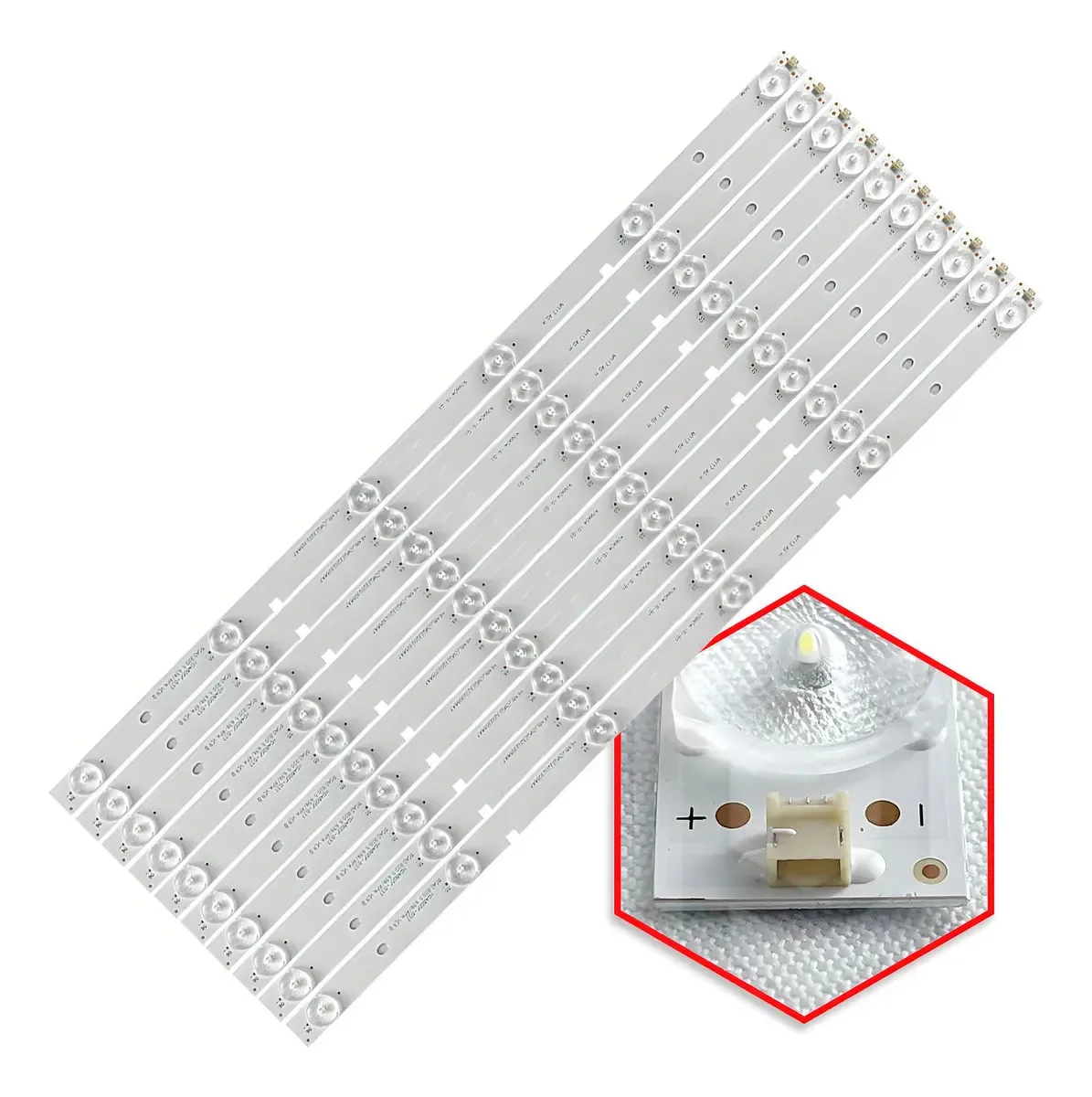 Kit 10 Barras LED para TV 48" STG Eletro Ltdn48k20dam Hd480df-B37