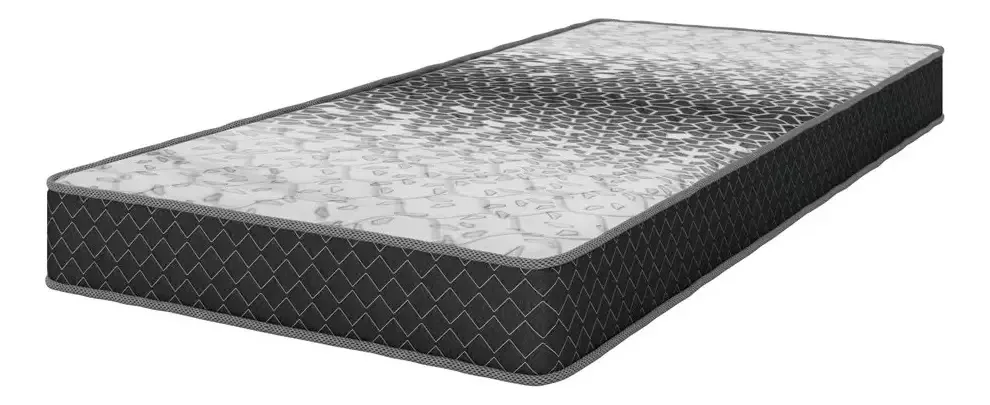 Colchão Solteiro Thor Espuma D33 Umaflex Cinza E Preto