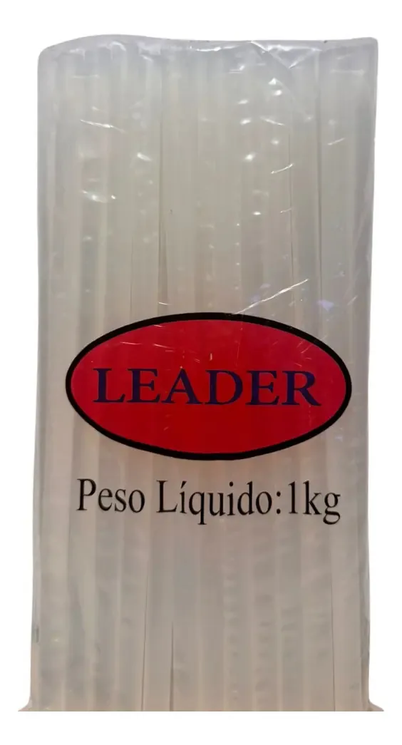 Bastão De Cola De Quente Grosso 11,3mm Leader Transparente