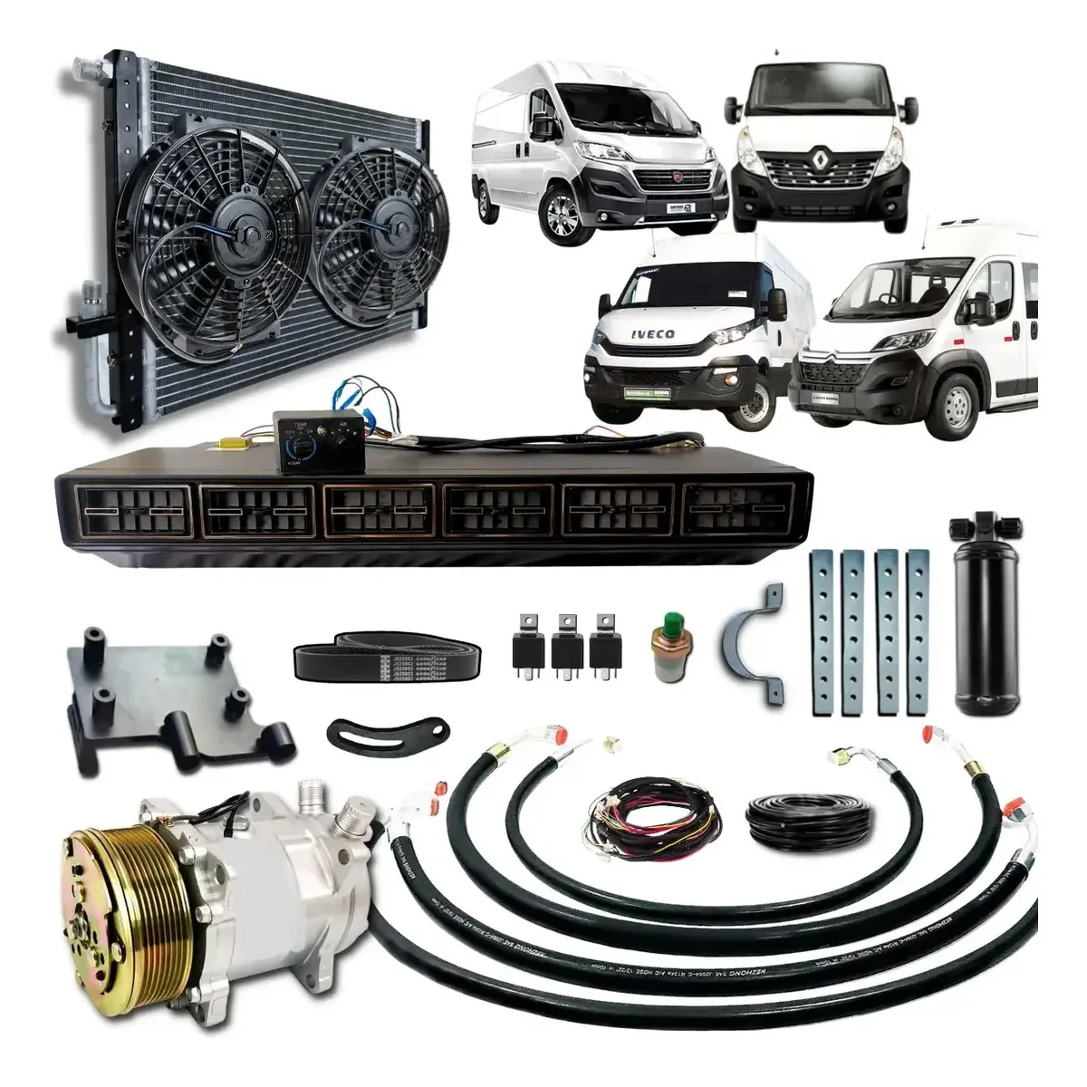 Kit Ar Condicionado Toda Van Technoauto