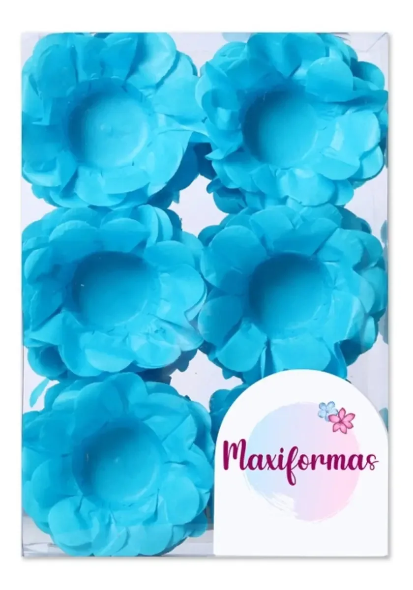Forminhas Para Doces Sweet Papel Cartão Azul Claro