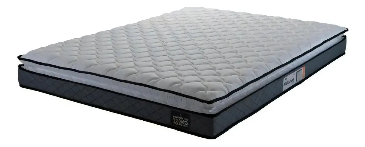 Hellen Millenium Colchão casal espuma D33 cinza e branco