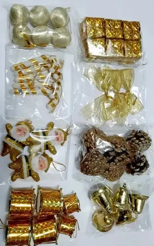 Enfeites Para Árvore De Natal Atacado Com 126 Peças