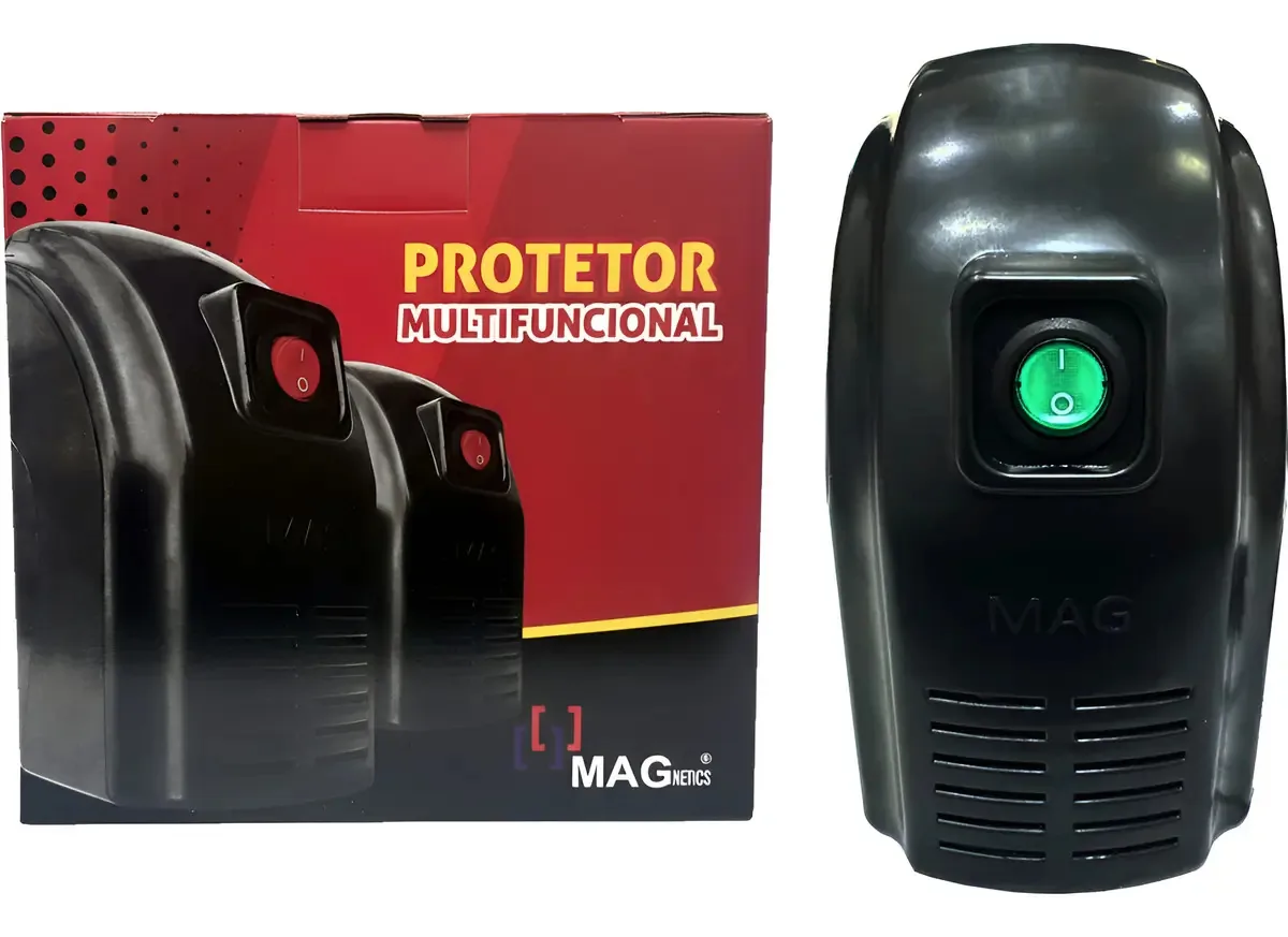 Protetor Eletronico Mag 1000va Bivolt 110v/220v Preto
