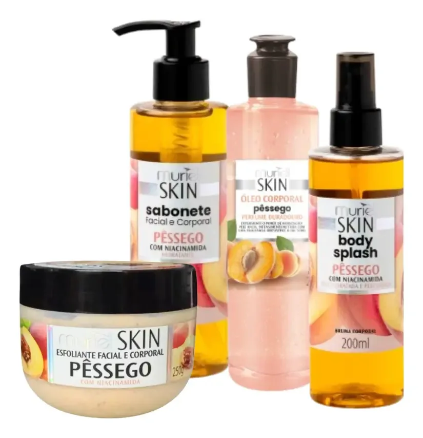 Muriel Skin Pêssego - 04 Produtos