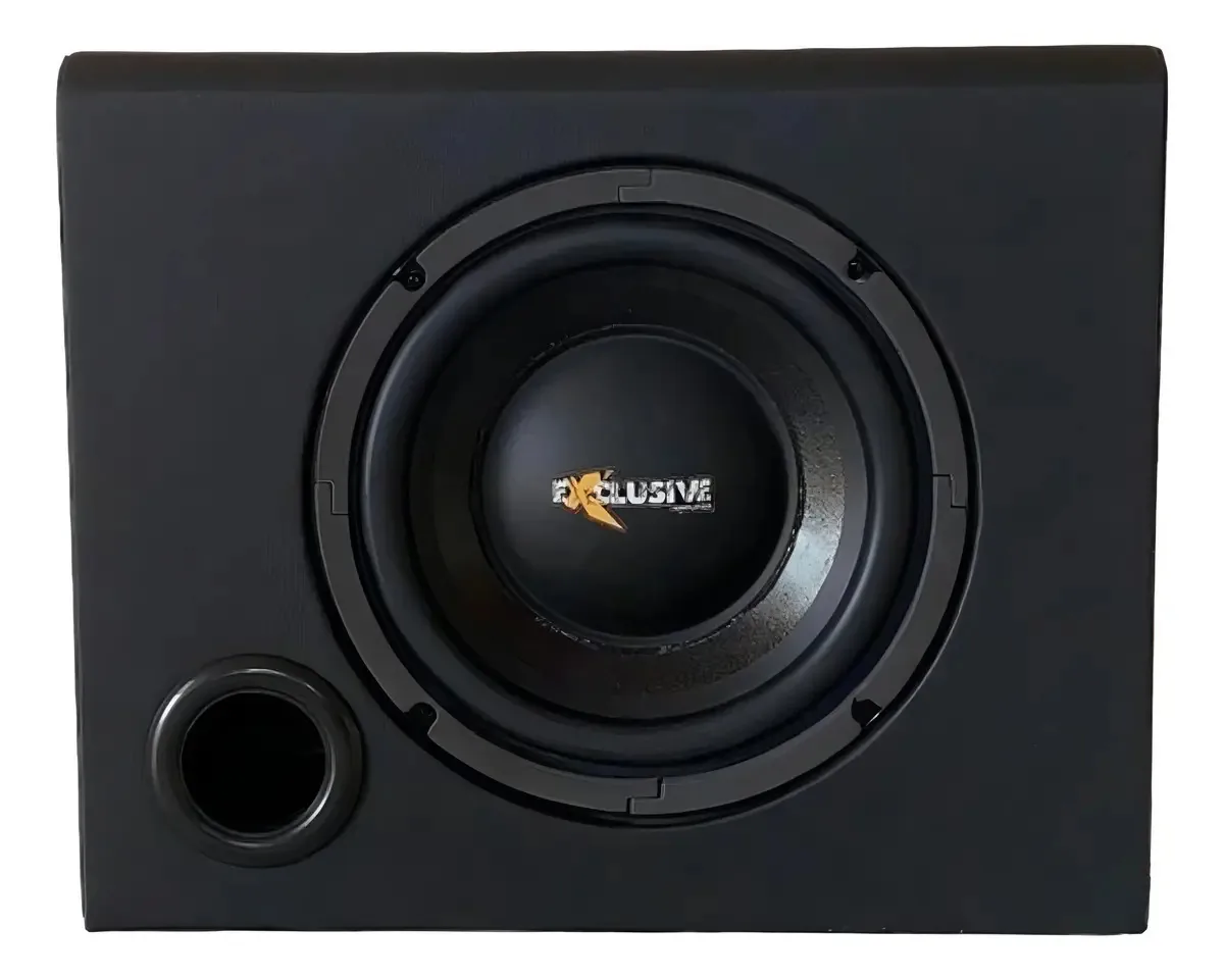 Caixa De Som Amplificada Subwoofer 8 Polegadas Trapézio 200w