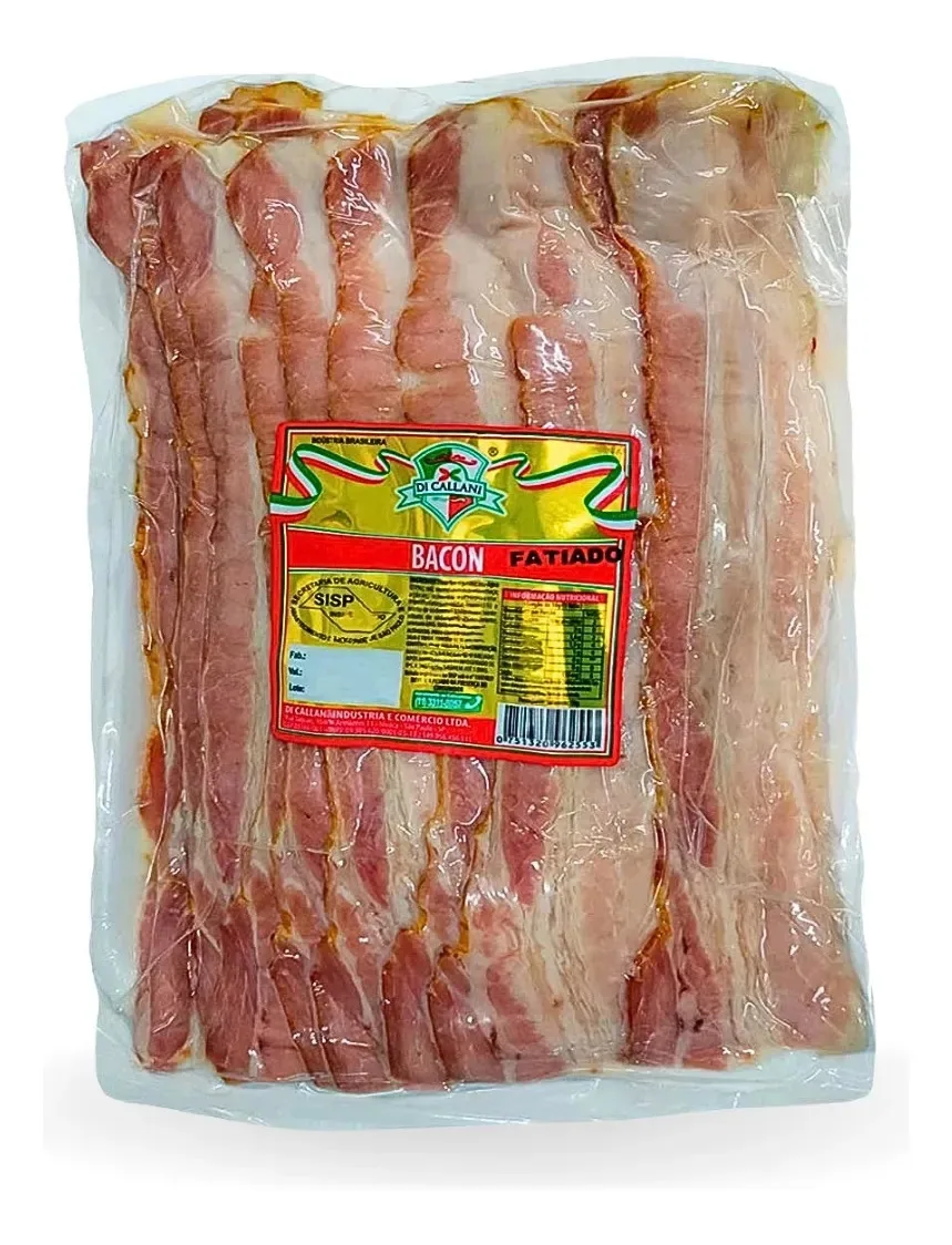 Bacon Tradicional Defumado Fatiado 500g - Sabor Intenso