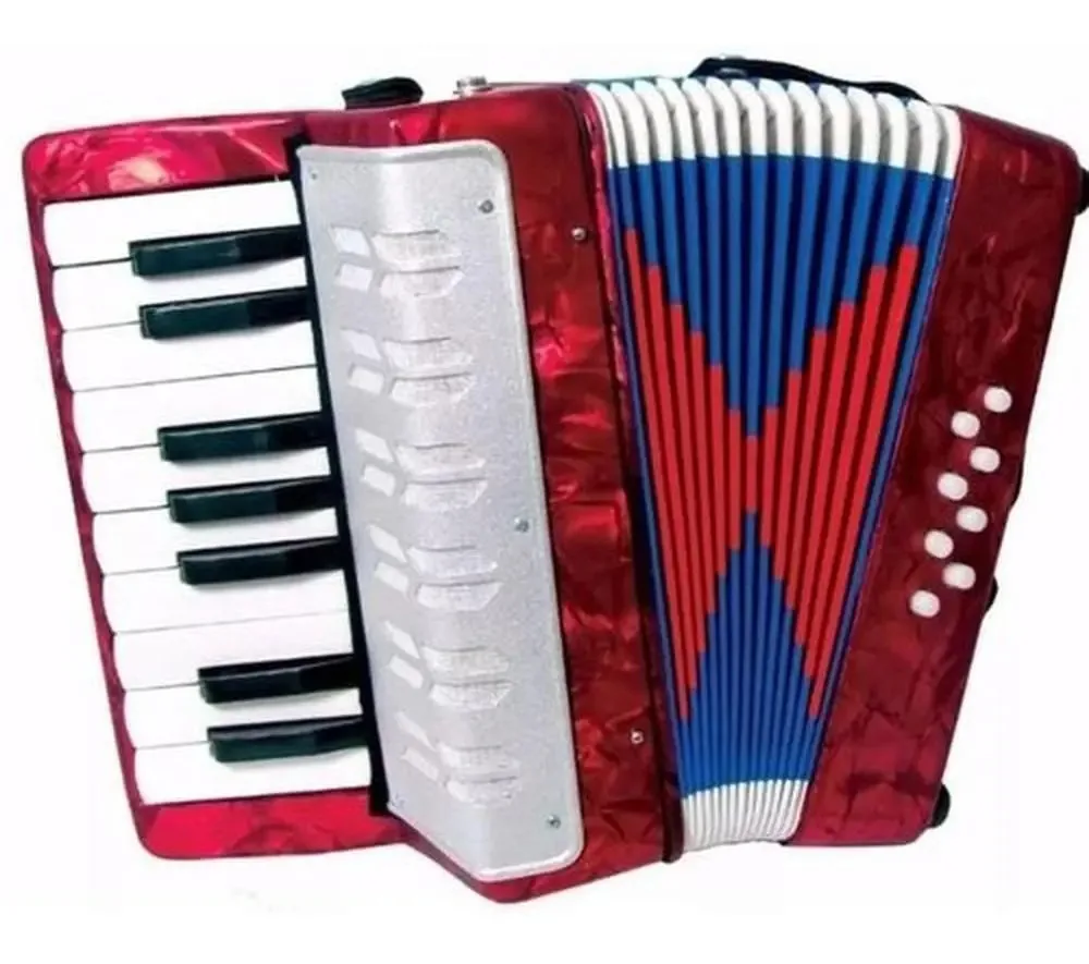 Acordeon Sanfona Infantil 8 Baixos