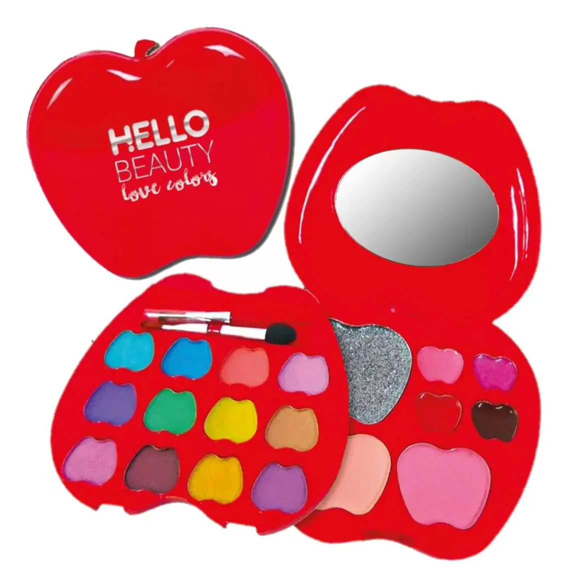 Kit De Maquiagem Teen Maça Hb645 Hello Beauty