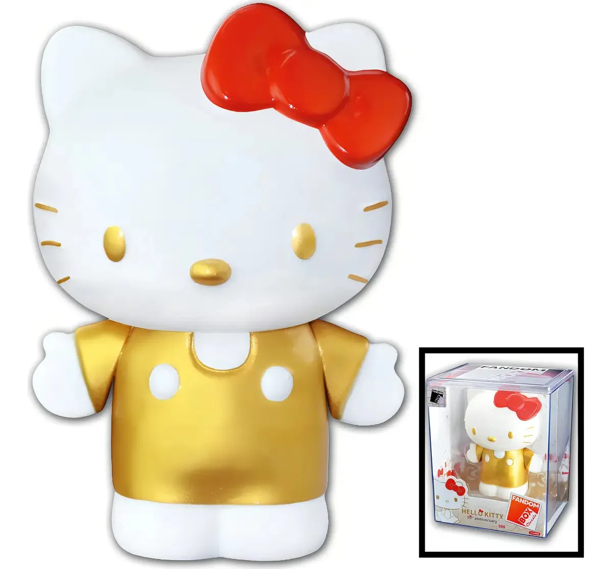 Boneco Vinil Fandombox Hello Kit 50 Anos Lider