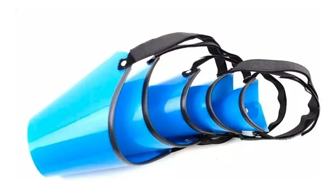 Kit De Focinheiras 1-5 Para Pet Shops Cor Azul