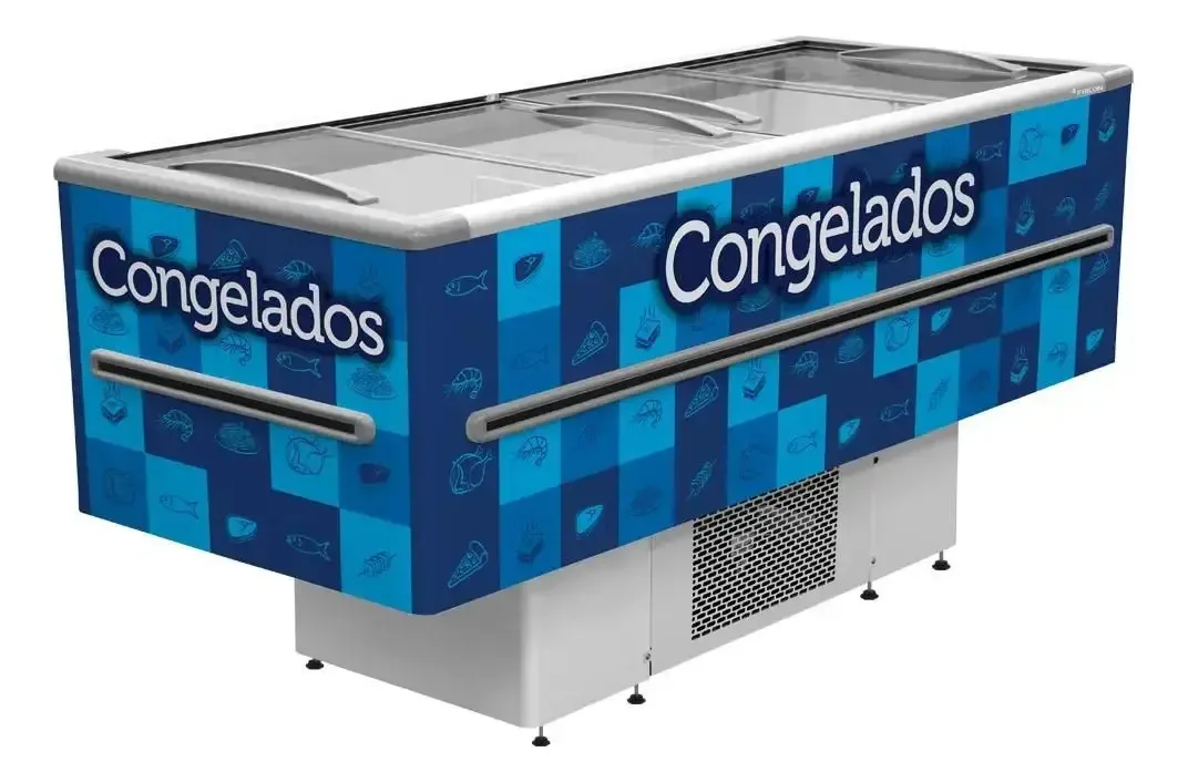 Ilha Expositora Para Congelados 2 Metros 568l Fricon