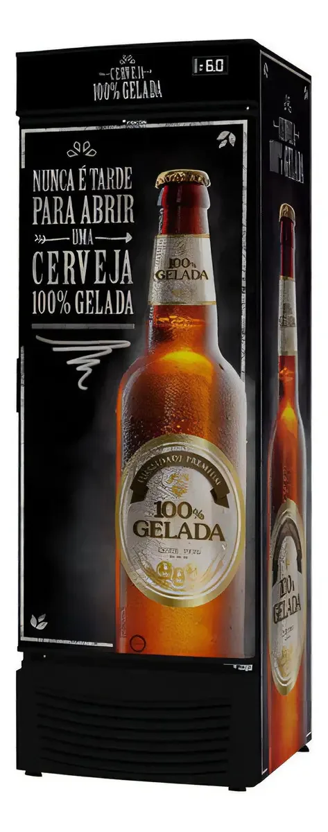 Cervejeira Porta Cega 431 Litros Fricon Vcfc431-1c000 Preto 127v