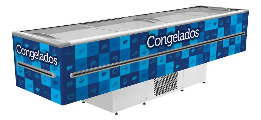 Ilha De Congelados 2 Ação Pv 820l Fricon Iced820 Azul