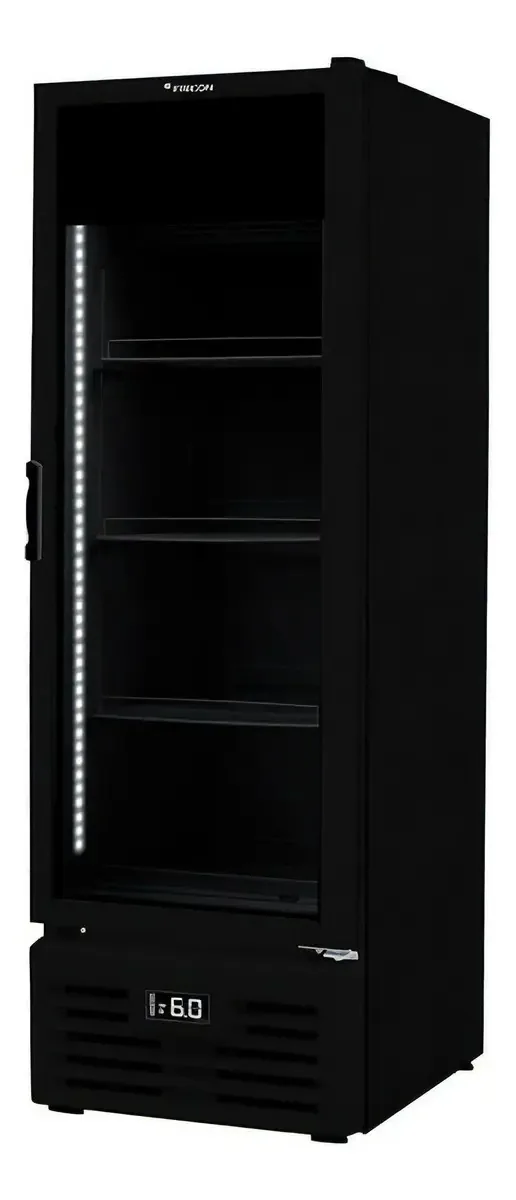 Cervejeira Fricon VCFC284V Preta 284L Porta Vidro Temperado