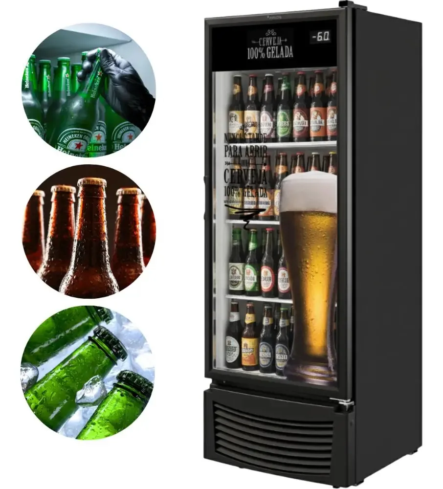 Cervejeira Expositora 402 Lt Personalizada Vcfc402v Fricon